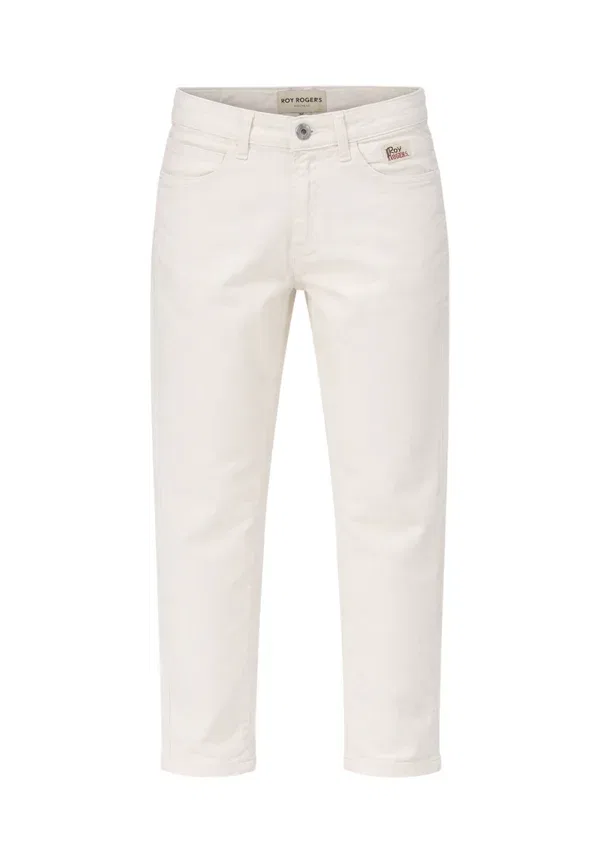 Джинсы хлопок Straight Leg Jeans Roy Rogers, White Denim, белый