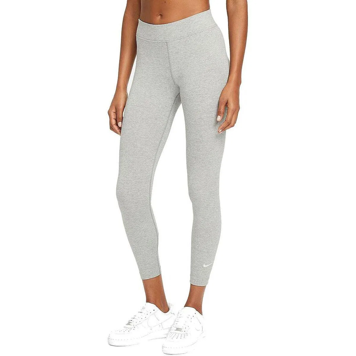 Женские спортивные леггинсы Nike NSW ESSNT 7/8MR LGGNG, Цвет Grau