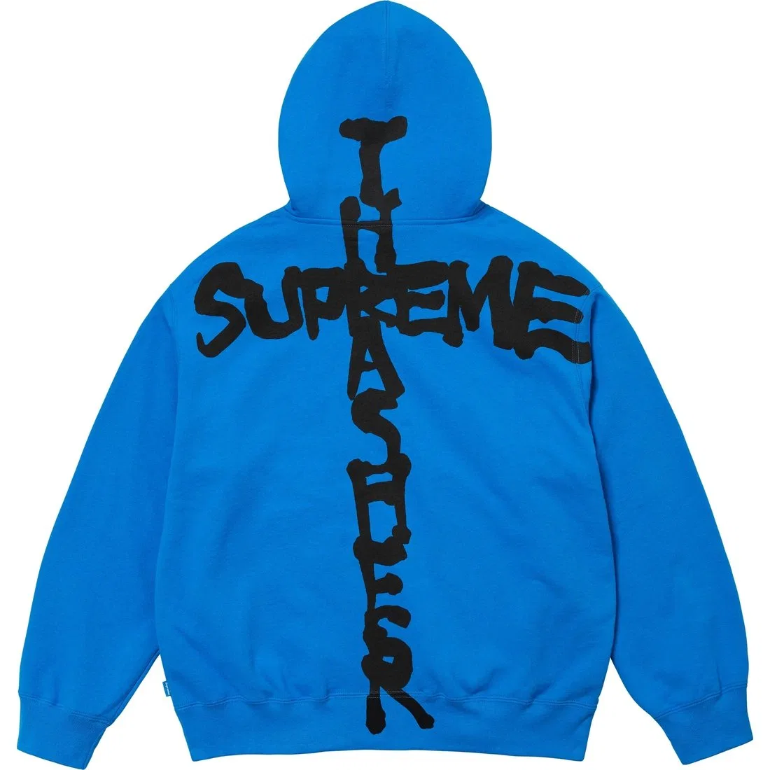 Худи на молнии Supreme Thrasher, Supreme, Bright Blue/Bright Blue