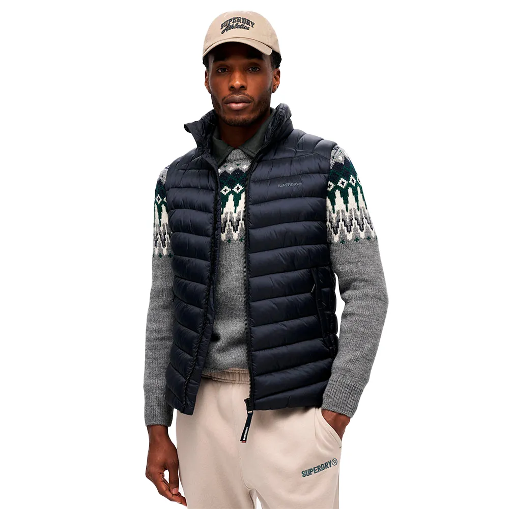

Жилет Superdry Fuji Sport Padded, синий