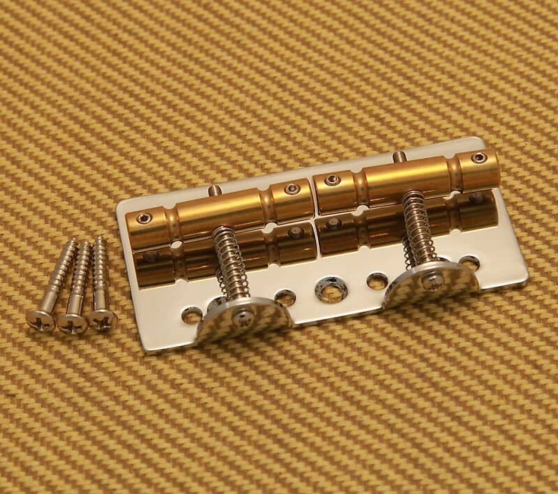 

007-3882-049 Vintage Mod 2-Saddle '51 Tele P Bass Bridge Fender 007-3882-000 Vintage Mod 2-Saddle '51 Tele P Bass Bridge