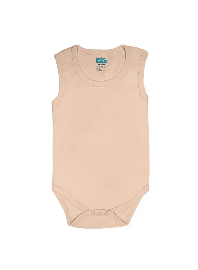 Боди-комбинезон без рукавов комплект 6 шт Babies Basic, синий — фото 4