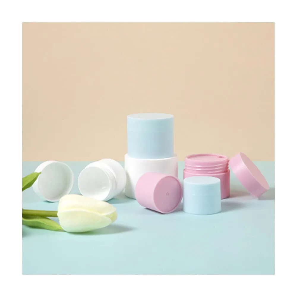 Кремовая баночка для лица пластиковая ezqnirk, 50 мл, Frosted Pink — фото 4