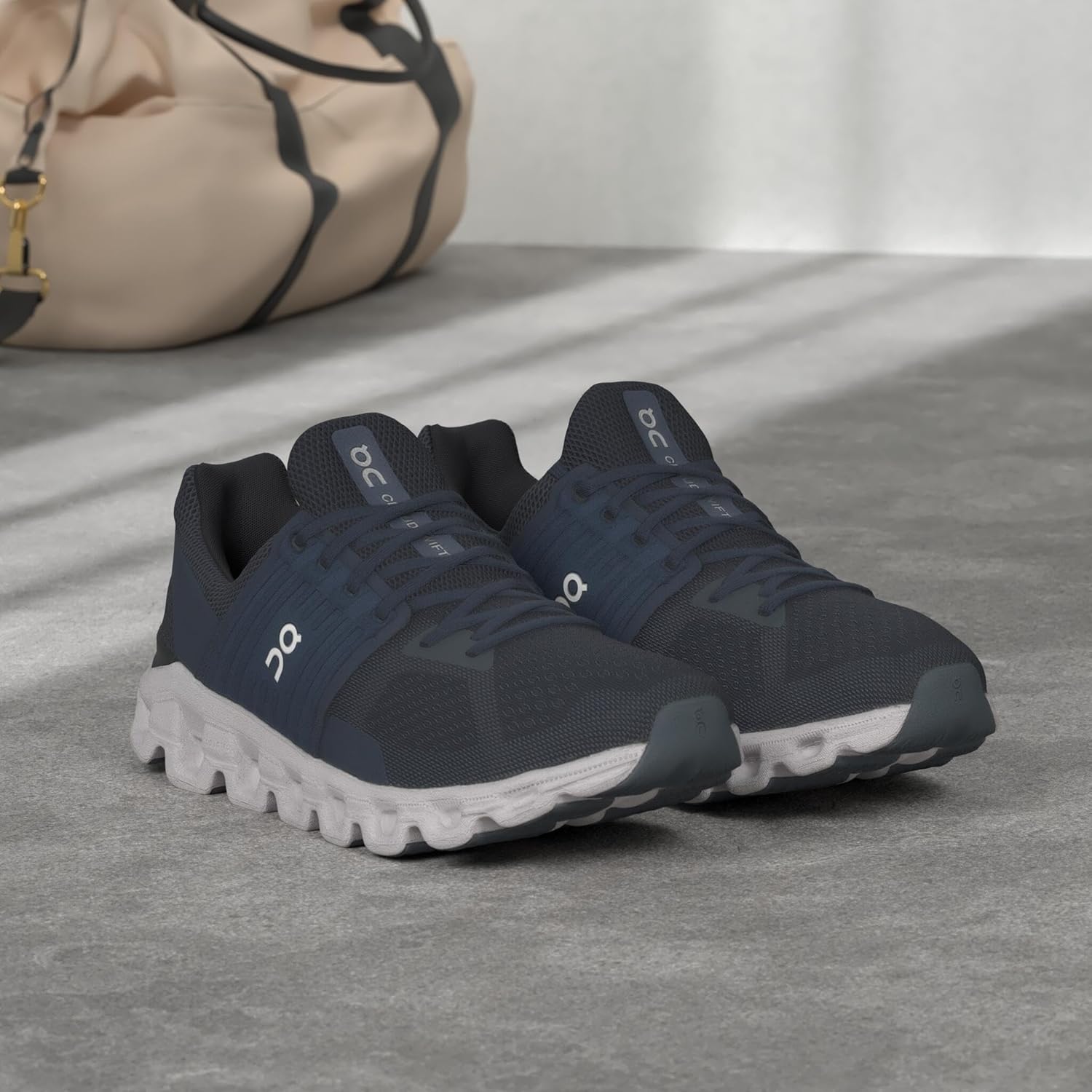 Мужские водонепроницаемые беговые кроссовки ON Running Cloud 5, Denim/Midnight — фото 2