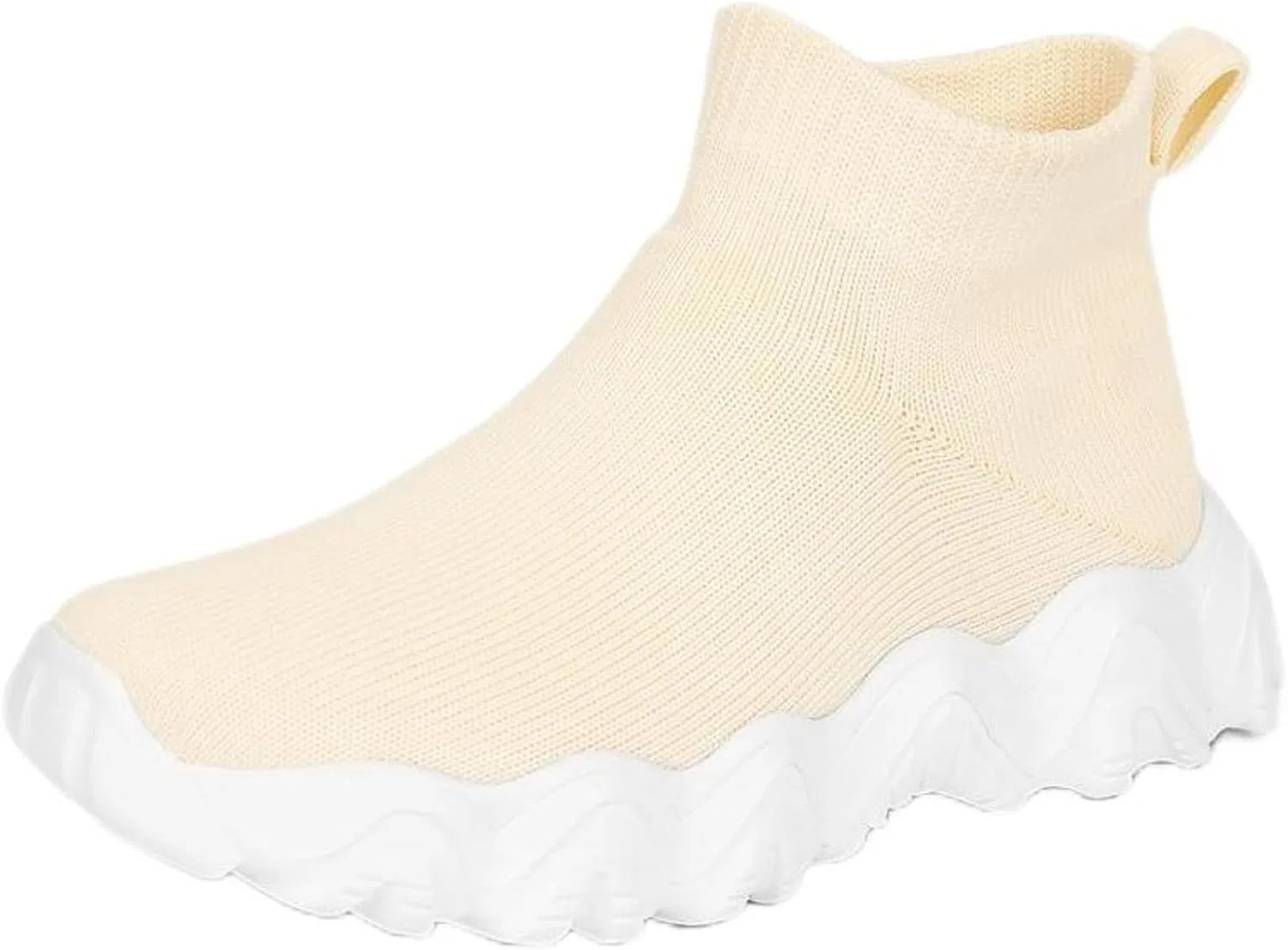 Детские кроссовки с дышащим трикотажем FUNCOS, Beige