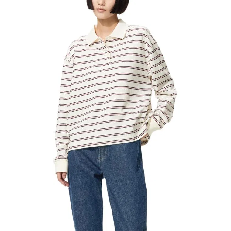 Женское поло Ivory UNIQLO — фото 3