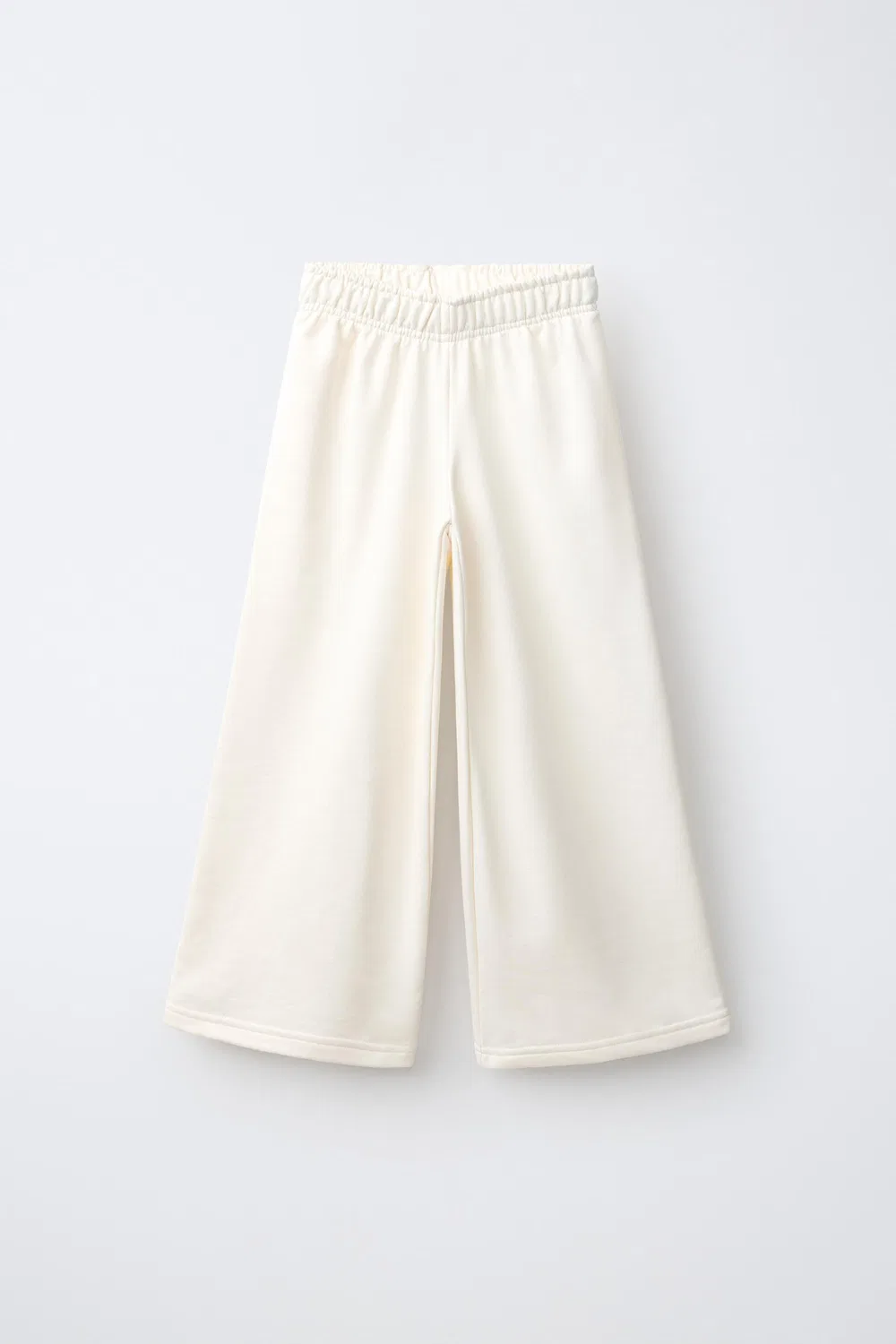 Брюки с широкими штанинами и нашивкой в виде звезд ZARA, Sand