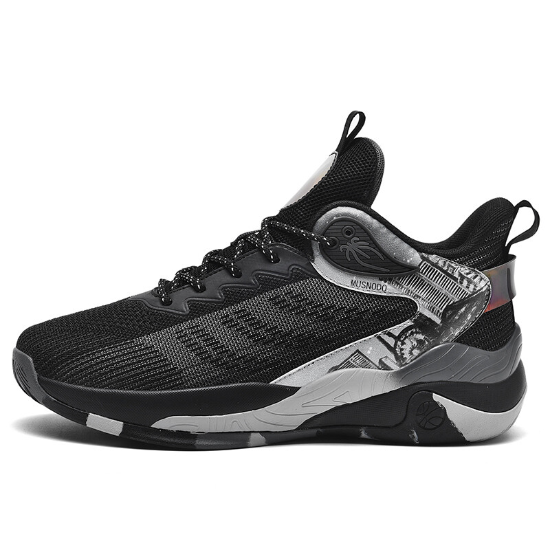 

Баскетбольные кроссовки Basketball Shoes Men Mid-Top Musnodo, цвет Black Dark Gray