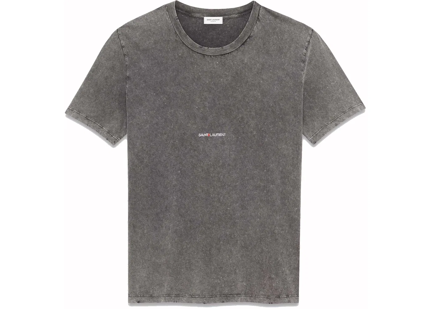 Мужская футболка с принтом Logo Rive Gauche Saint Laurent, Washed Black