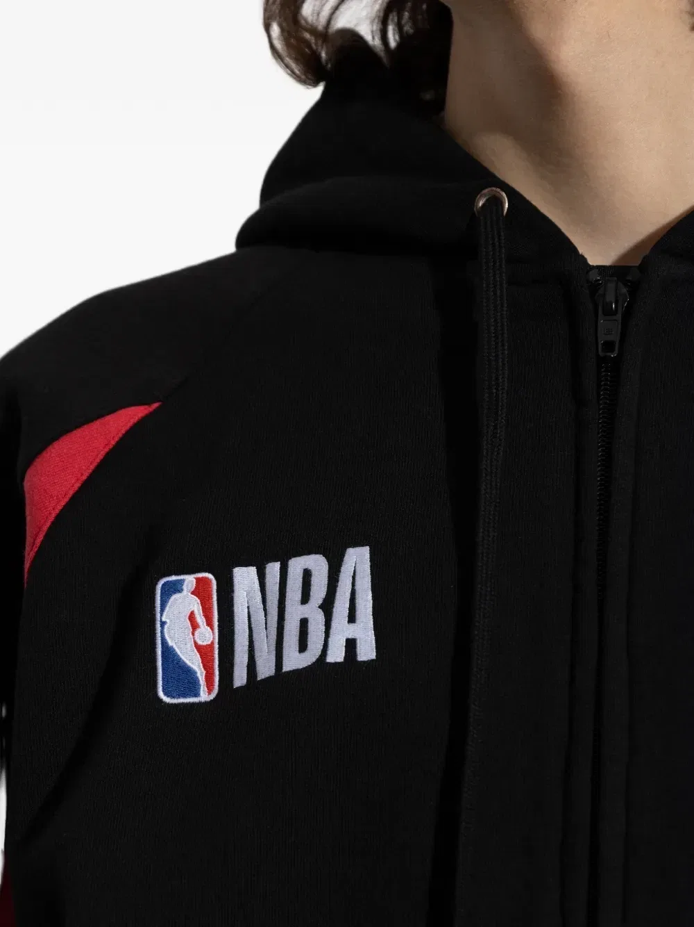 Худи оверсайз из коллаборации с NBA BALENCIAGA, черный — фото 4
