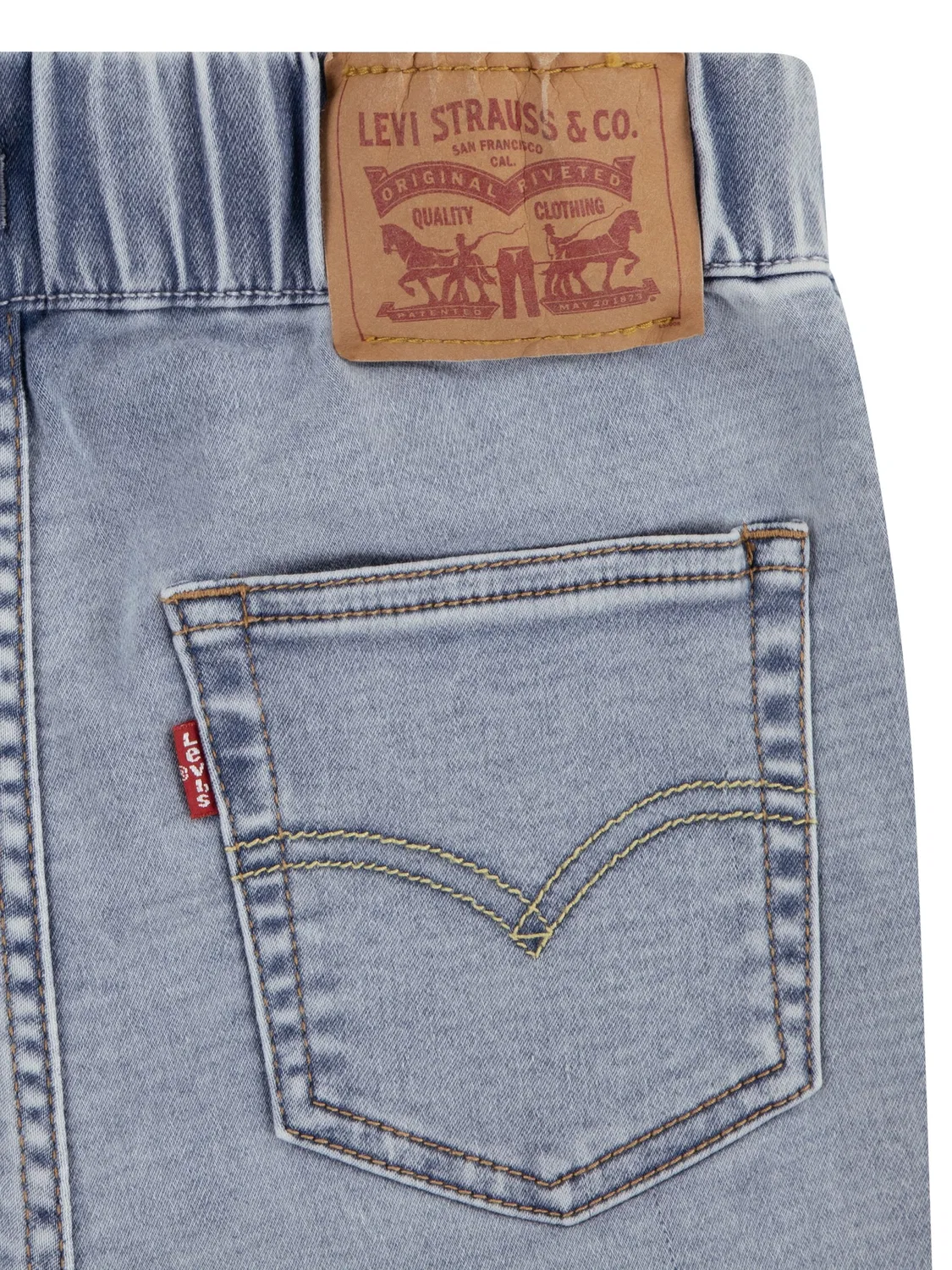 Шорты скинни Levi's, Light Blue — фото 4