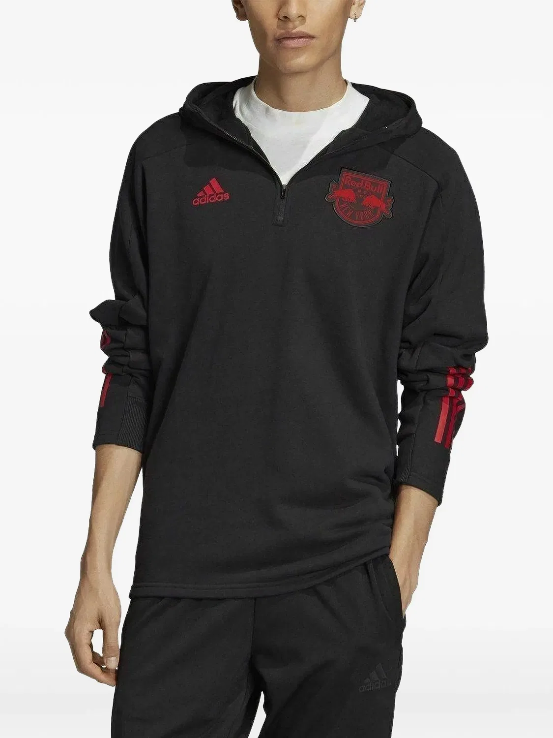 Худи New York Red Bulls Adidas, черный