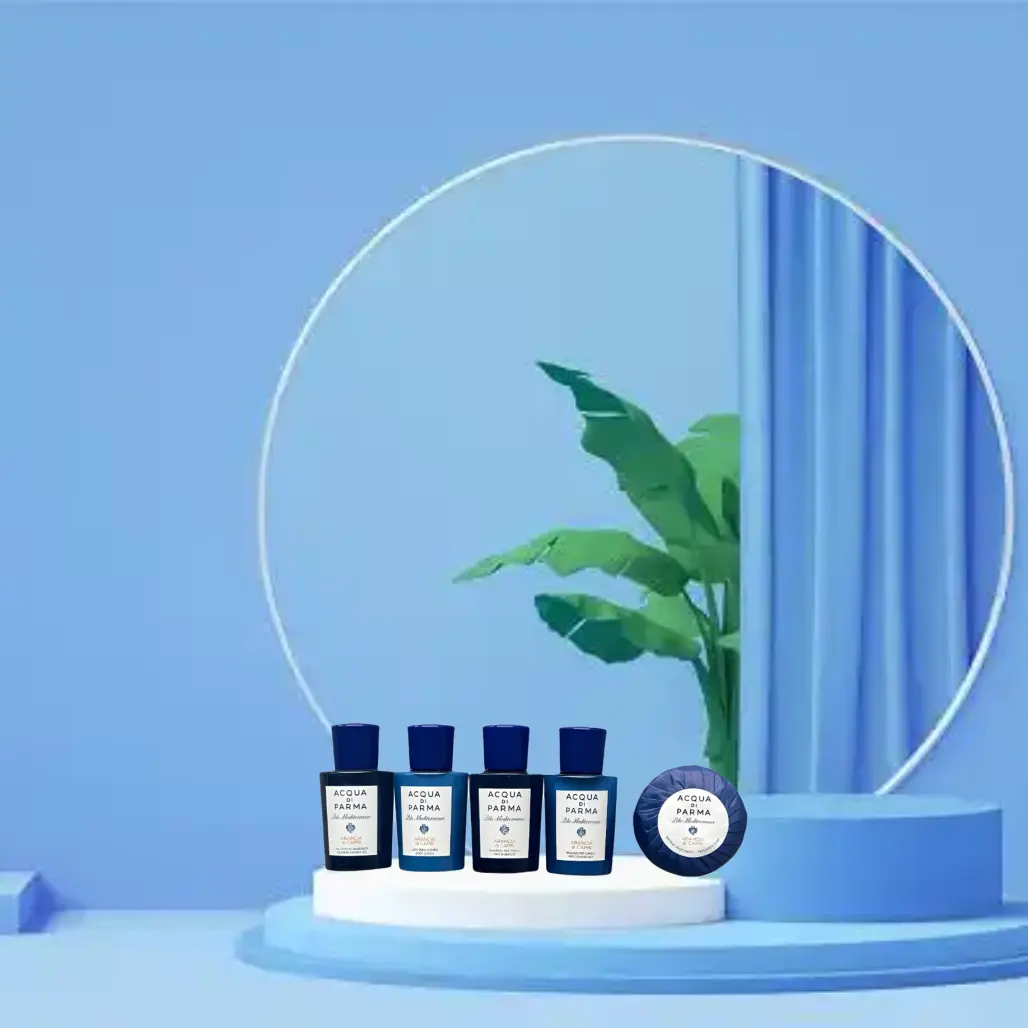 Acqua Di Parma Paermazhishui [Hotel Supply Without Box Version] Blue Mediterranean защитный дорожный набор ароматический увлажняющий комплект из 5 предметов — фото 3