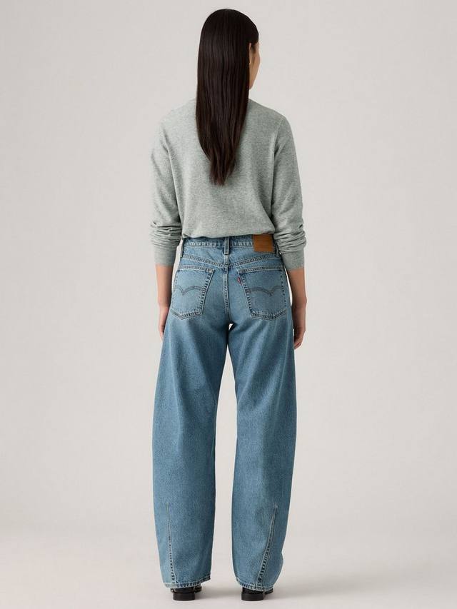 Багги джинсы Dad из хлопкового денима в стиле бочка Levi's, Easy Days — фото 2