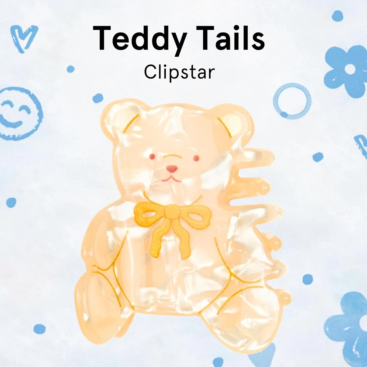 Детская заколка для волос «Clipstar Kids Teddy Tails» от invisibobble Invisibobble — фото 2