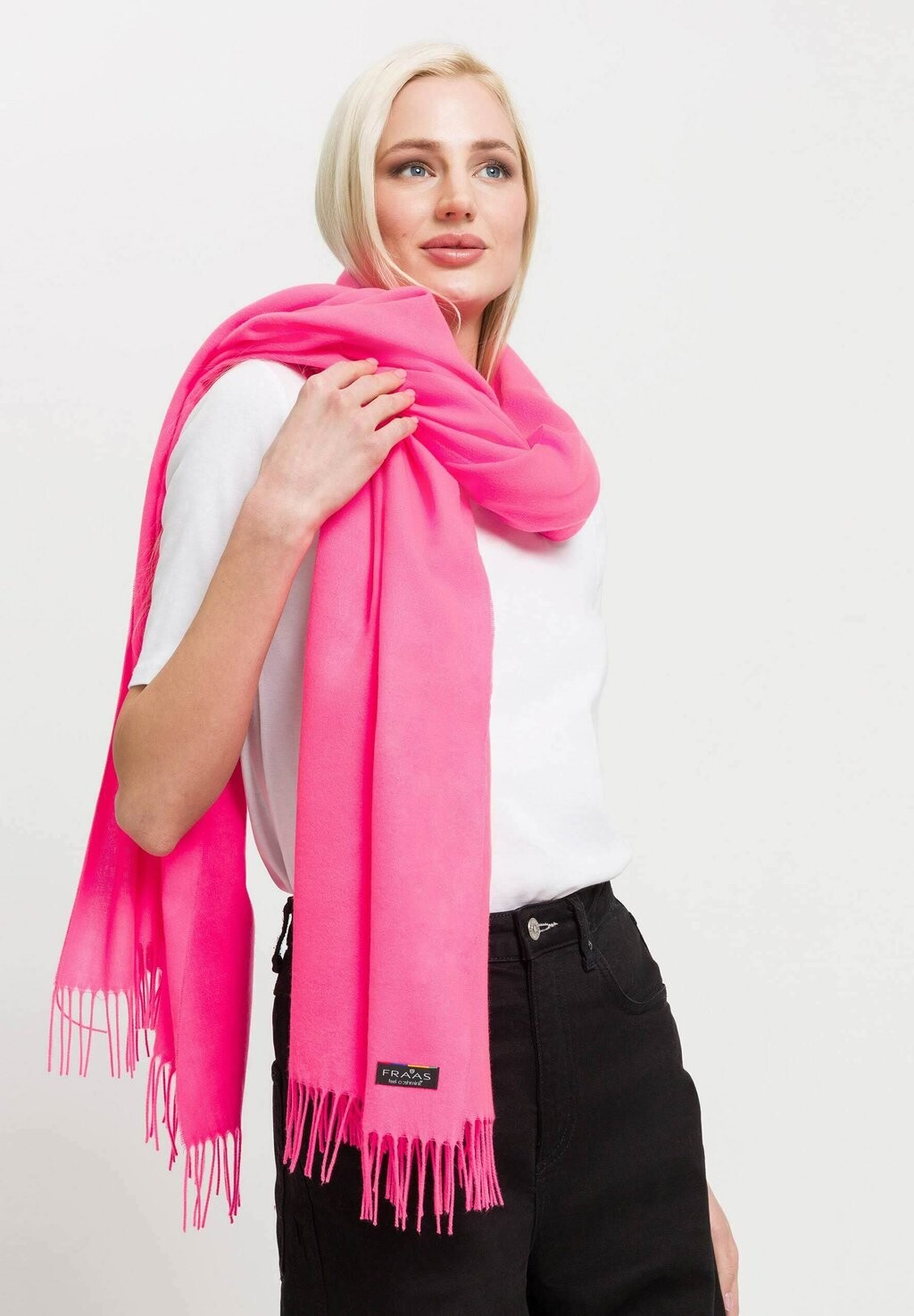 

Шарф XXL CASHMINK MADE IN GERMANY FRAAS, розовый