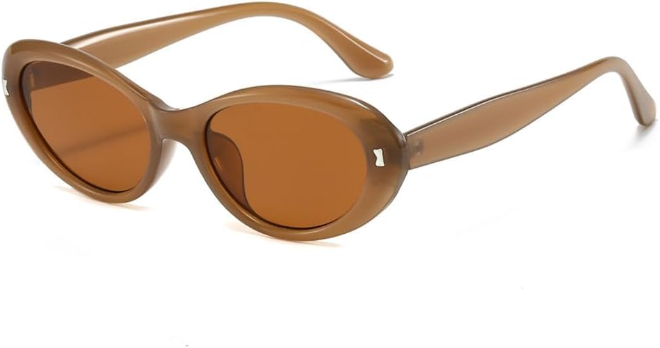 

Круглые солнцезащитные очки для женщин с градиентным покрытием UV400, мужские панк-очки из резины для занятий спортом на открытом воздухе, бега и езды generic, Jelly Tea