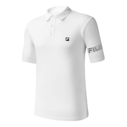 

Футболка athletics professional sports polo shirt white Fila, белый
