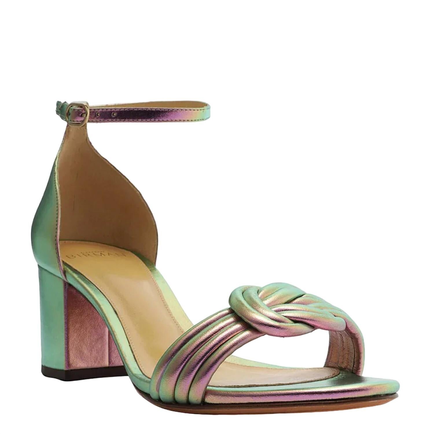 Женские сандалии Vicky 60 туманного цвета Alexandre Birman — фото 4
