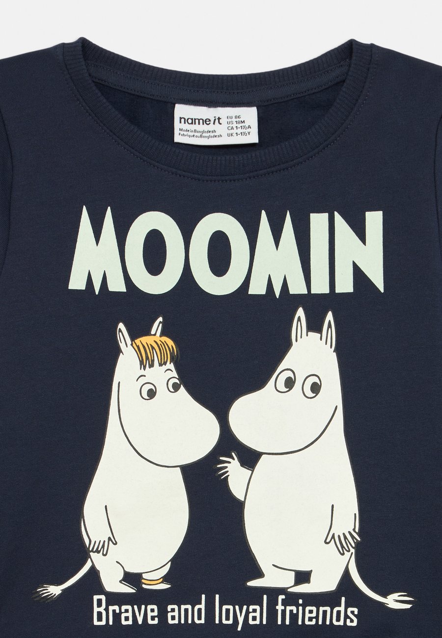 Толстовка Name it NMNSLOLI MOOMIN UNISEX, Navy Blazer/Dark Blue — фото 3