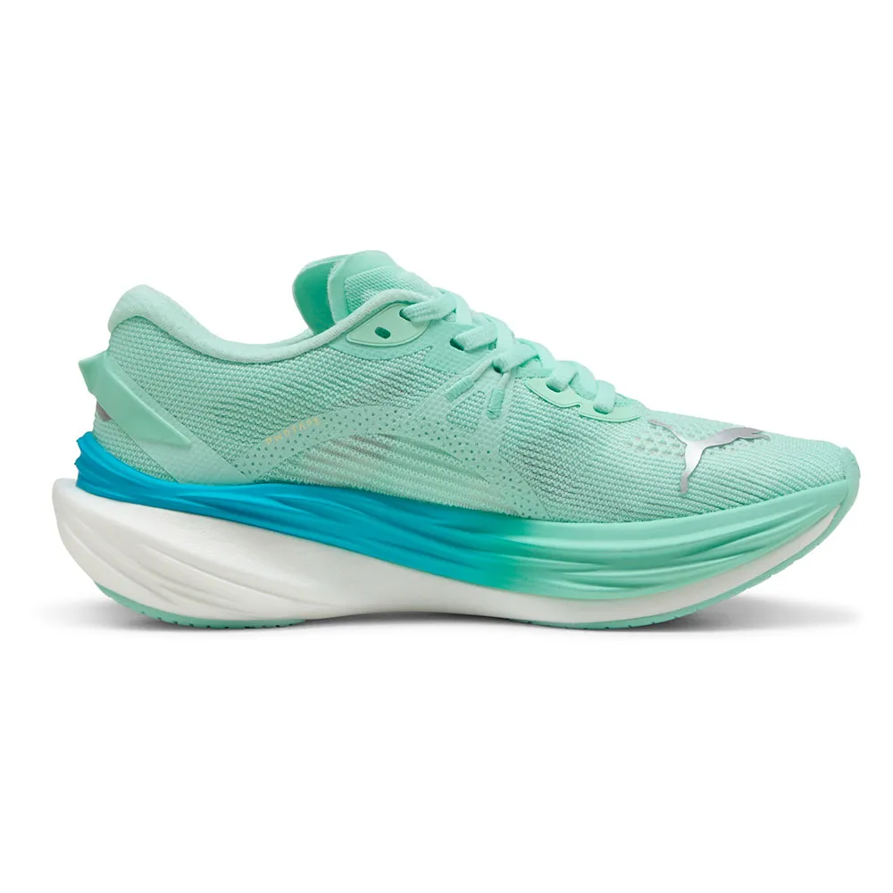 Беговые кроссовки Puma Deviate NITRO 3, зеленый — фото 3