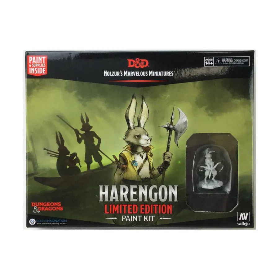 

Набор красок Harengon Limited Edition (День бесплатных ролевых игр 2022 г.), D&D Miniatures - Nolzur's Marvelous Miniatures - Assorted Humanoids (28mm)