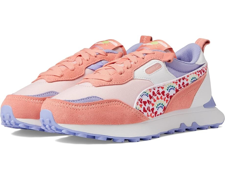 

Кроссовки Puma Rider Future Vintage Rainbow Sunset, цвет Carnation Pink/Almond Blossom/Lavender Pop