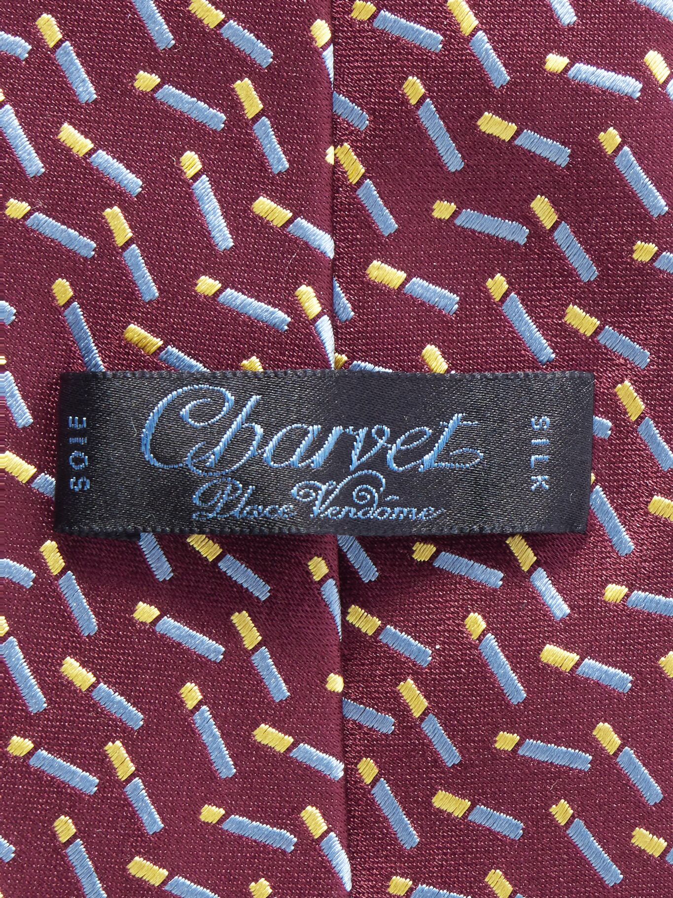 

Галстук из шелкового жаккарда шириной 8,5 см CHARVET, цвет Burgundy