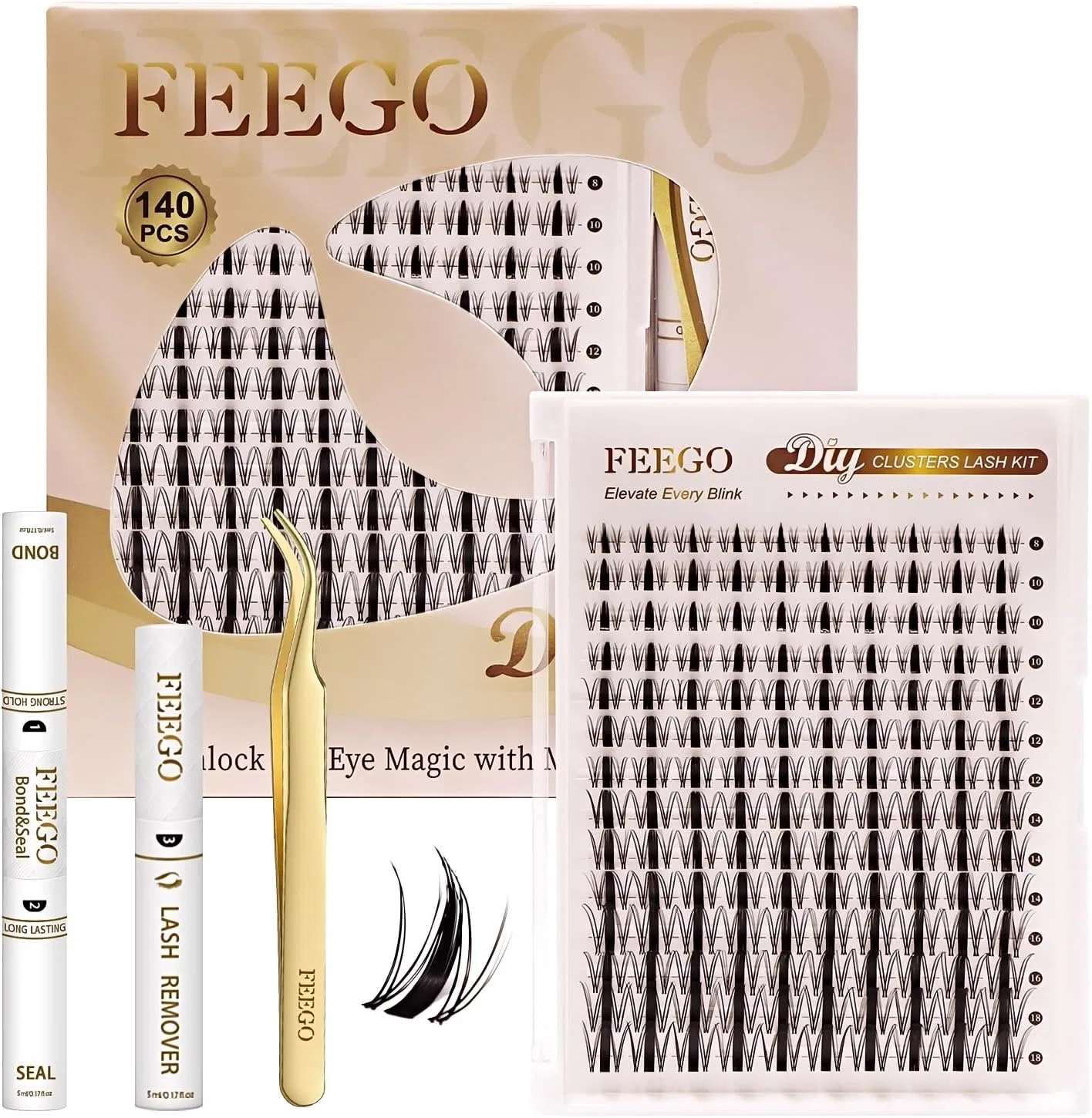 Набор для наращивания ресниц FEEGO 168 шт