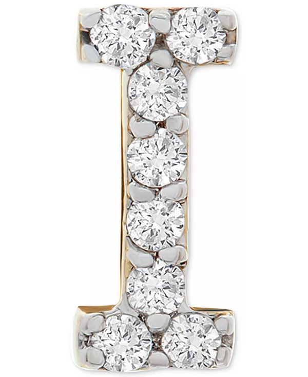 

Серьга-Гвоздик с бриллиантом (1/20 карата) из 14-каратного золота, созданная для Macy's Wrapped, i