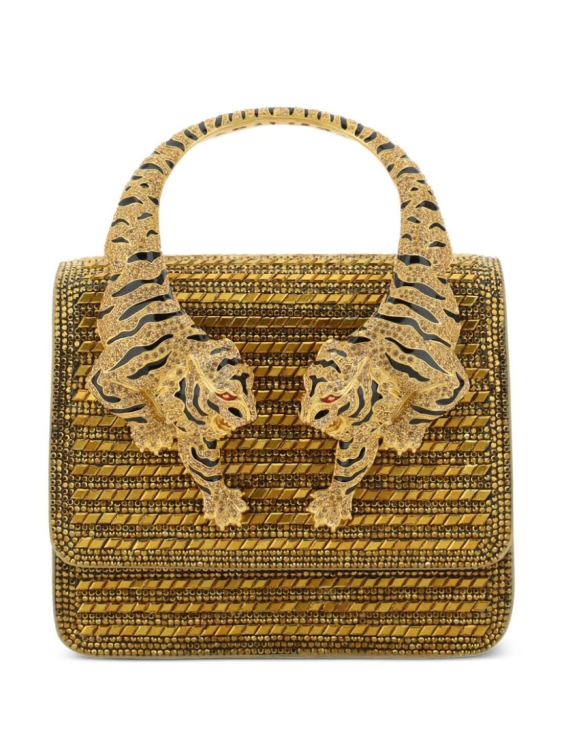 

Маленькая сумка Roar с верхней ручкой Roberto Cavalli, золотой