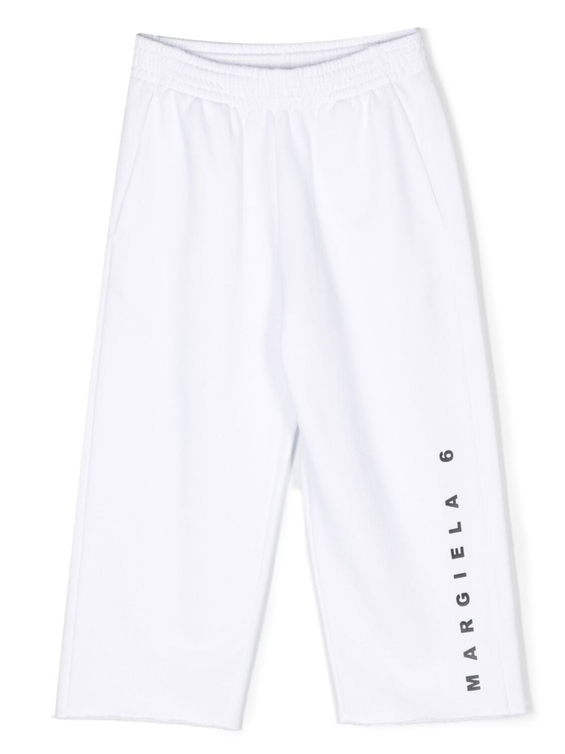 

MM6 Maison Margiela Kids брюки с логотипом, белый