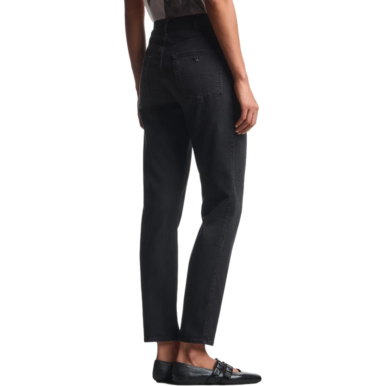 Джинсы женские Emporio Armani Black — фото 4