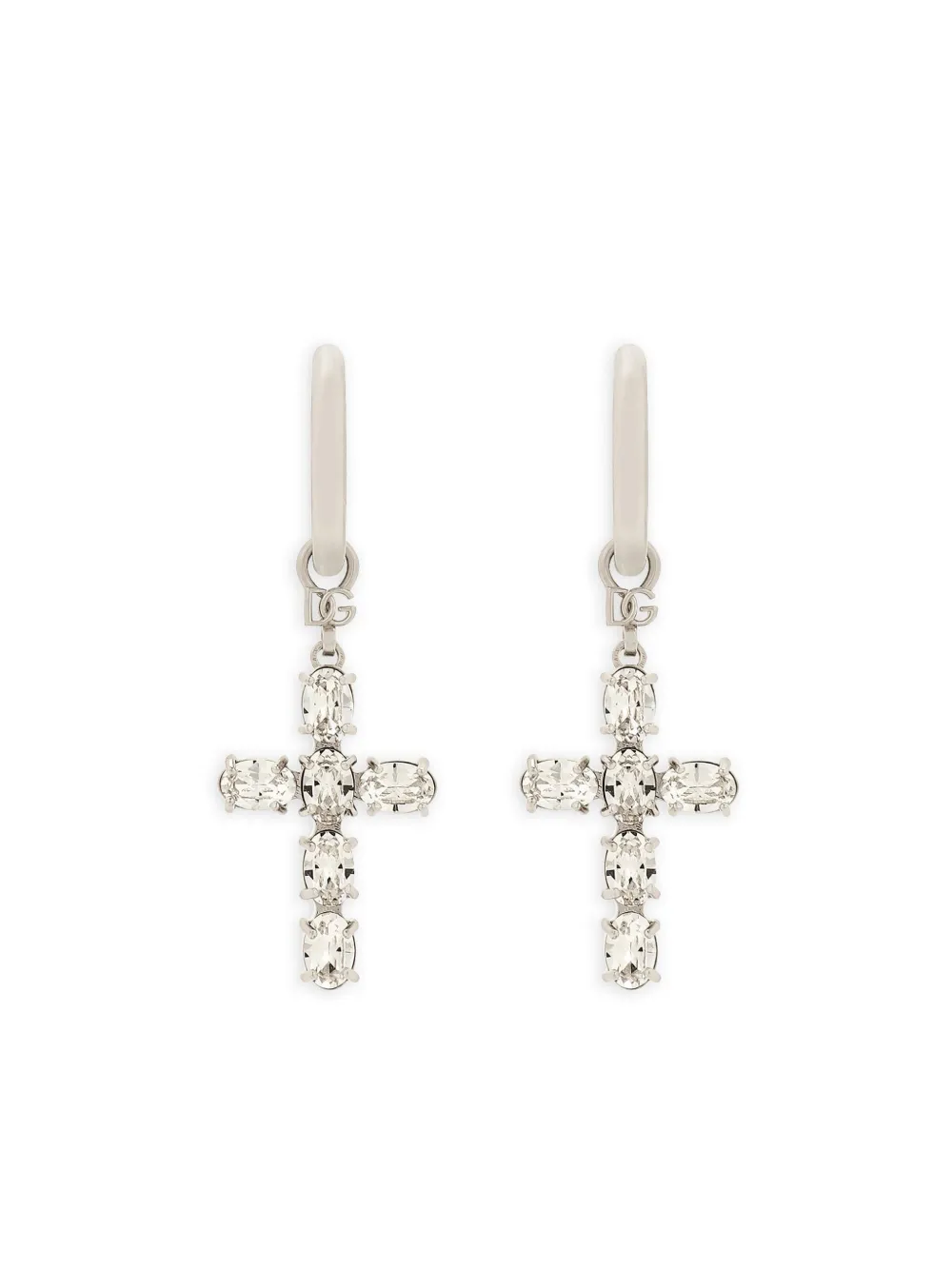 

Серьги-кольца с подвесками DOLCE & GABBANA, серебяный