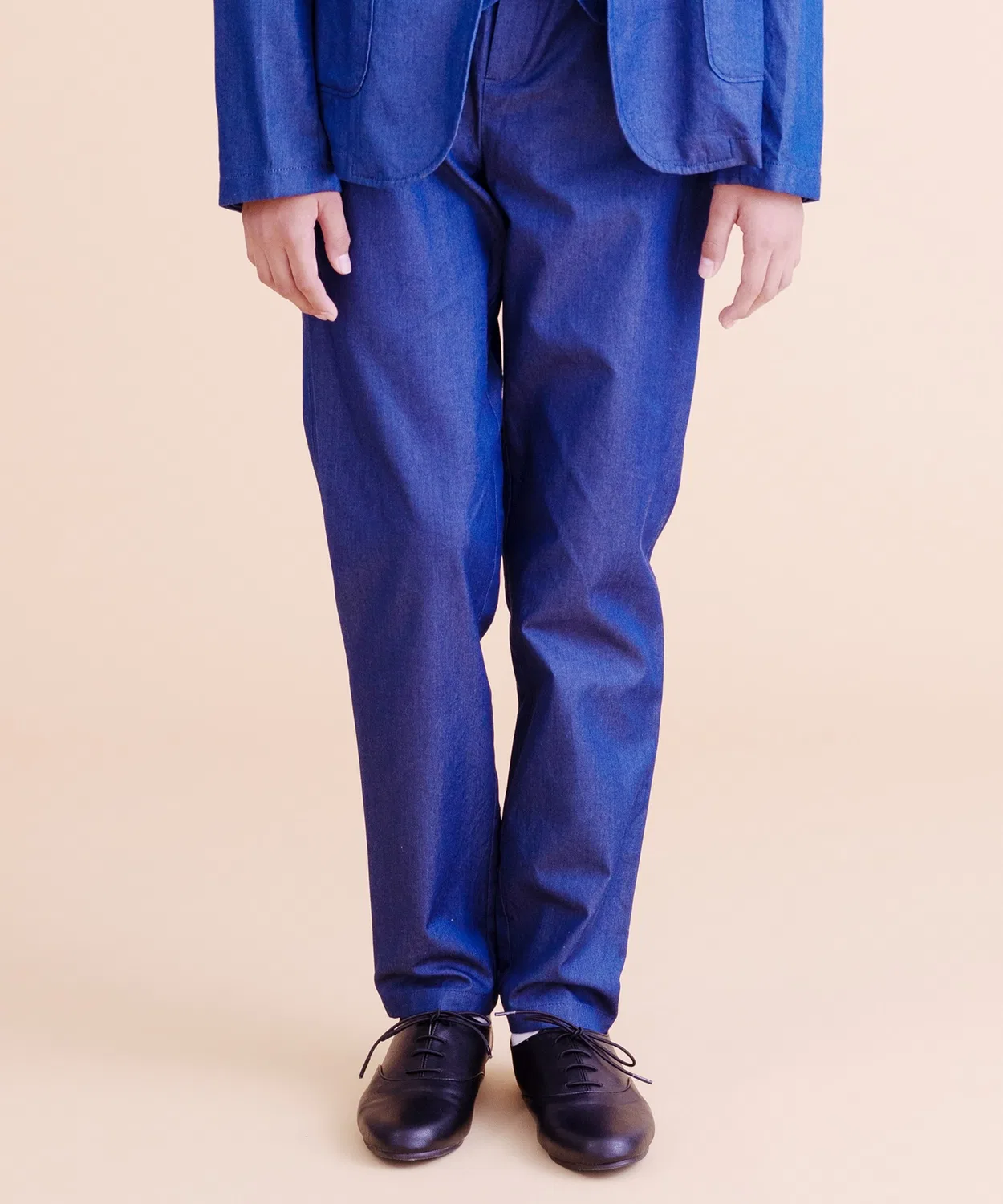 Брюки индиго ARCH&LINE tapered fit, темно-синий — фото 4