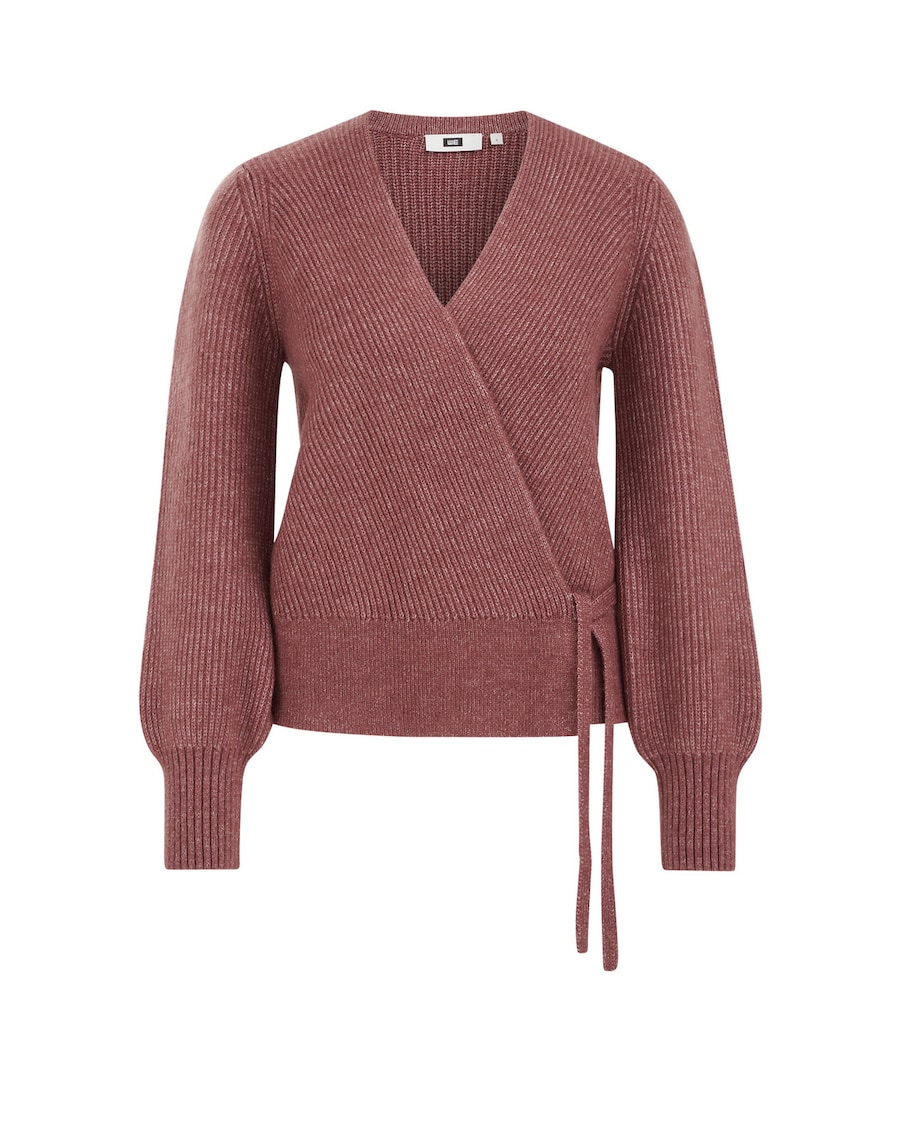 

Вязаный кардиган WE Fashion, темно-розовый