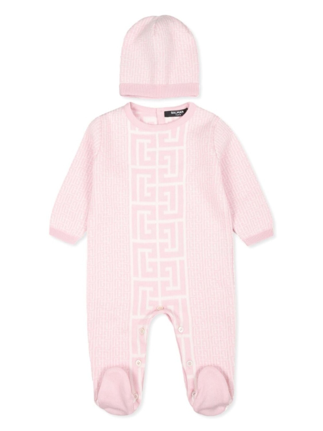 

Balmain Kids комплект для роста ребенка с логотипом, розовый