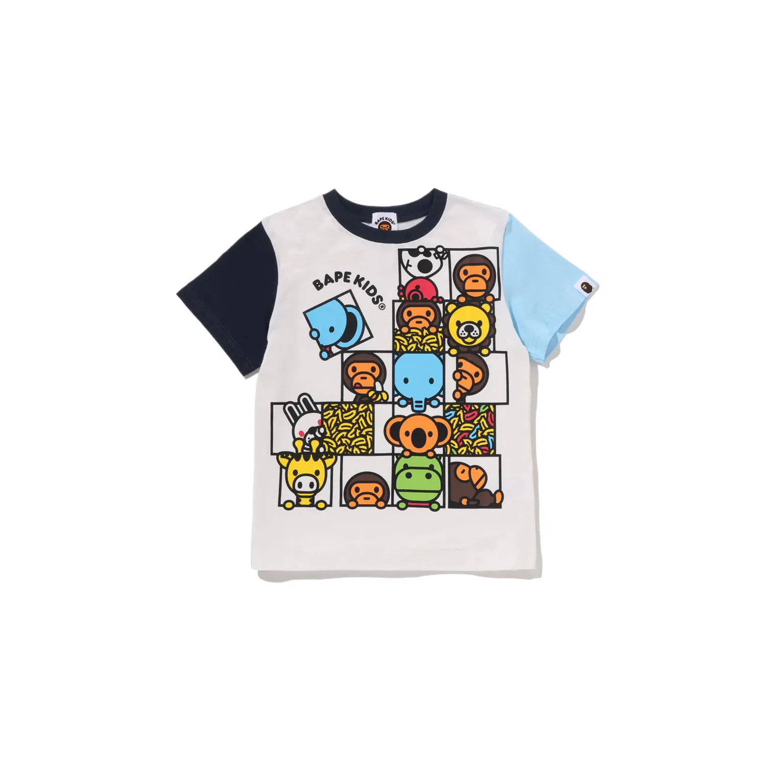 Футболка детская A BATHING APE Marine Blue
