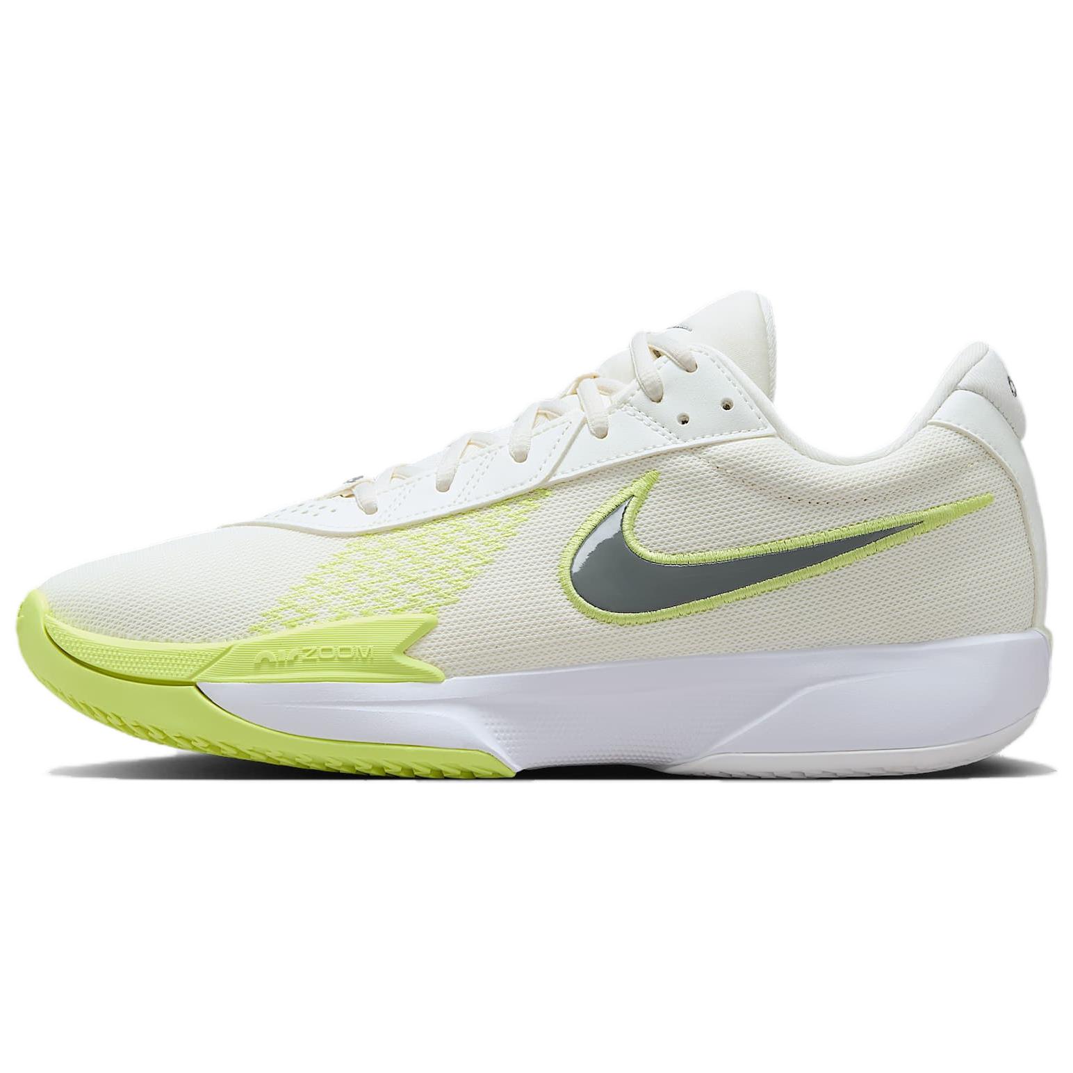 

Nike Баскетбольные кроссовки Air Zoom GT Cut Academy с противоскользящим покрытием, легкие, низкие, износостойкие, мужские, белые, оранжевые