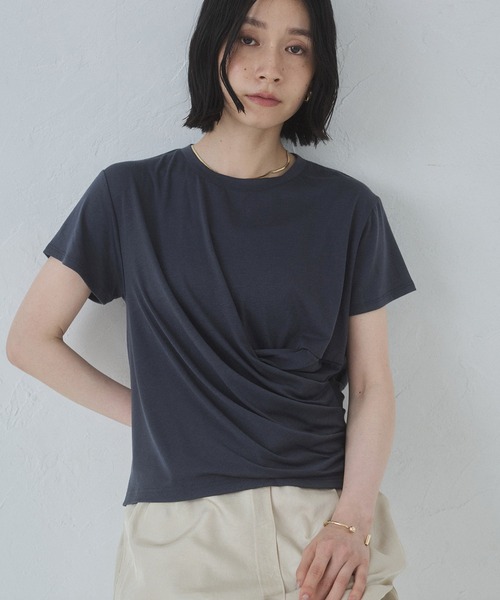 

Топ с драпированным дизайном Hunch, темно-синий