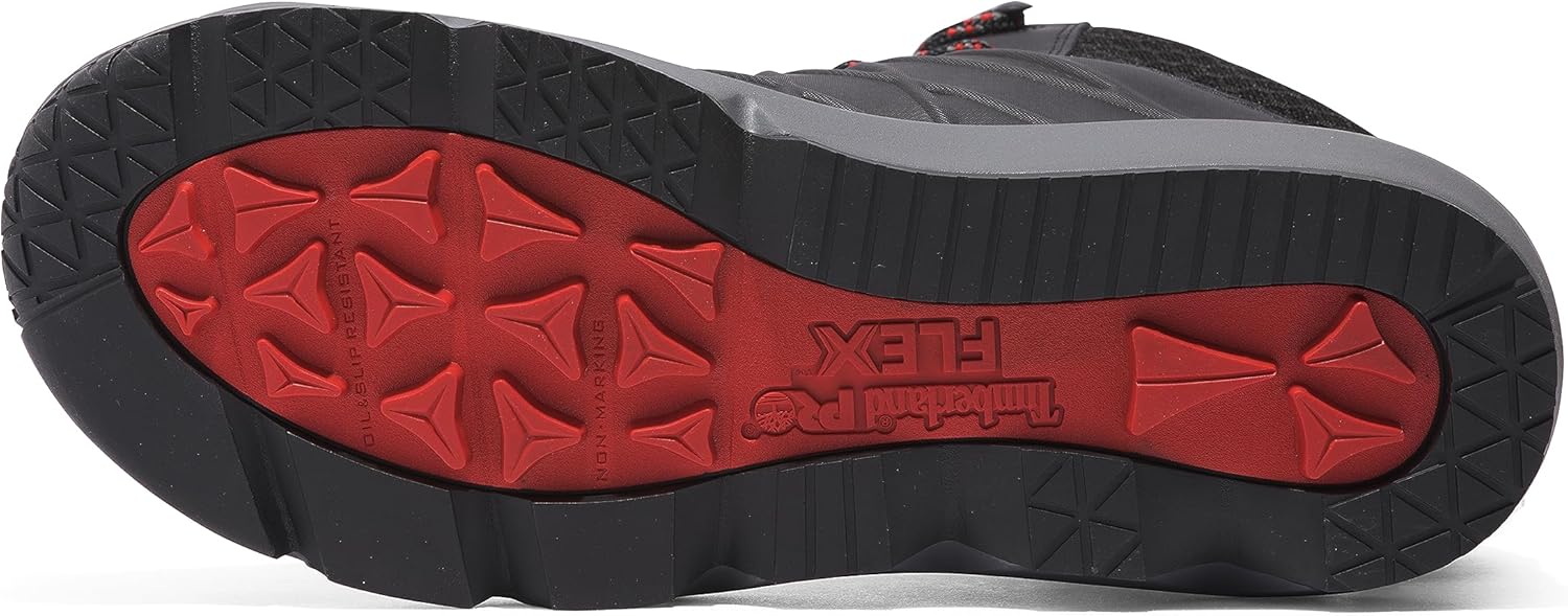 Водонепроницаемые мужские кроссовки Timberland PRO Morphix 6 дюймов с защитным носком из композитного материала, Black/Red V1 — фото 4