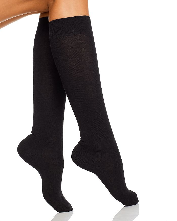 

Носки до колена Falke из мягкой мериносовой шерсти, черный