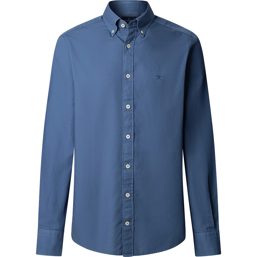 

Рубашка Hackett ESS GMT Dyed Oxford, синий