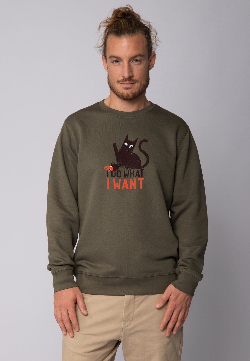 

Толстовка CAT watapparel, хаки