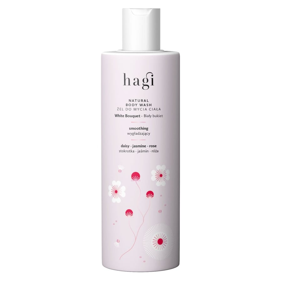 

HAGI, Натуральный гель для мытья тела Белый букет