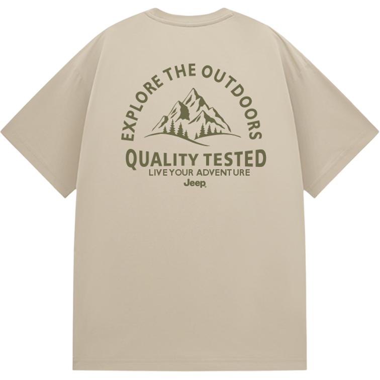 

Футболка Unisex Crew Neck Moderate Straight Fit Jeep, хаки