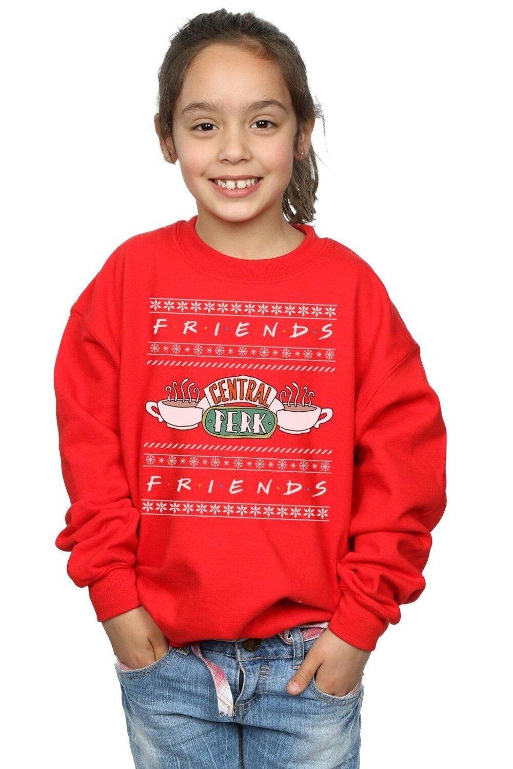 

Толстовка Fair Isle Central Perk Friends, красный