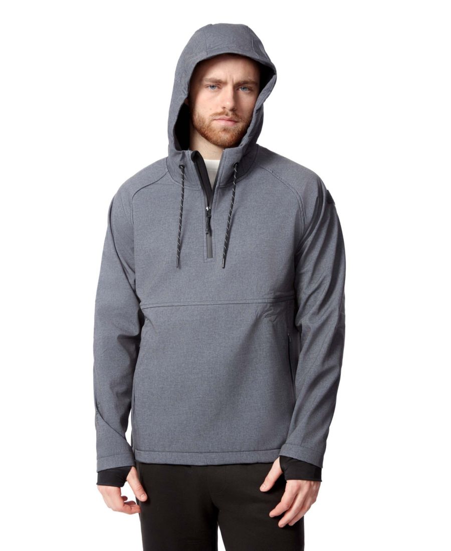 

Мужская водоотталкивающая толстовка Vargas с капюшоном из софтшелла Alpine North, Dark grey