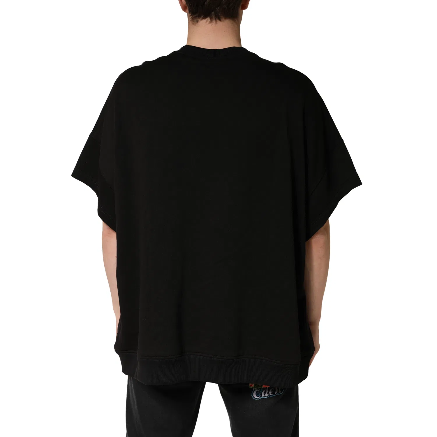 Мужская футболка с коротким рукавом Crewneck T-Shirt Dolce & Gabbana, Black — фото 4