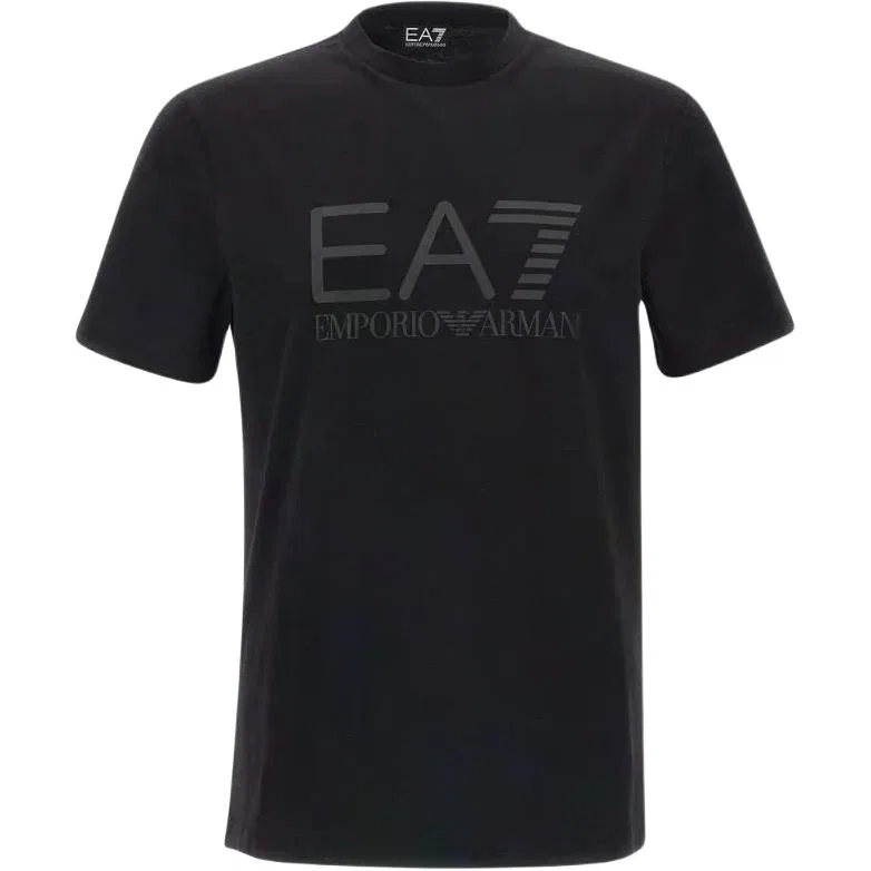 Мужская футболка с круглым вырезом EMPORIO ARMANI, Black — фото 3